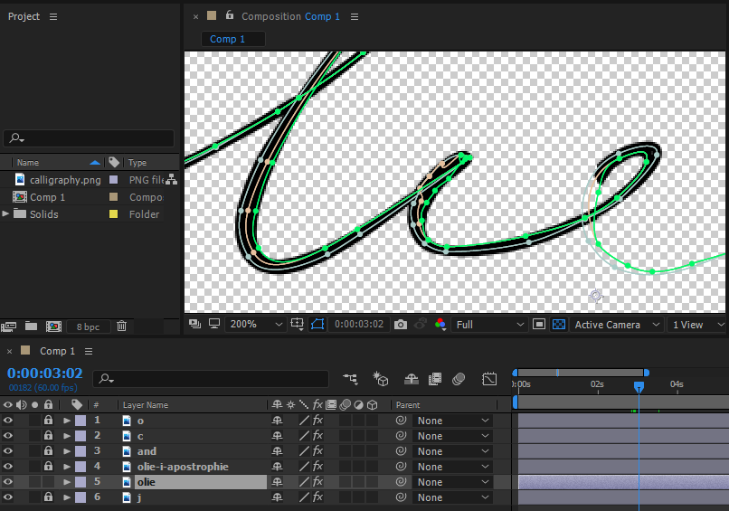 After Effects Workspace